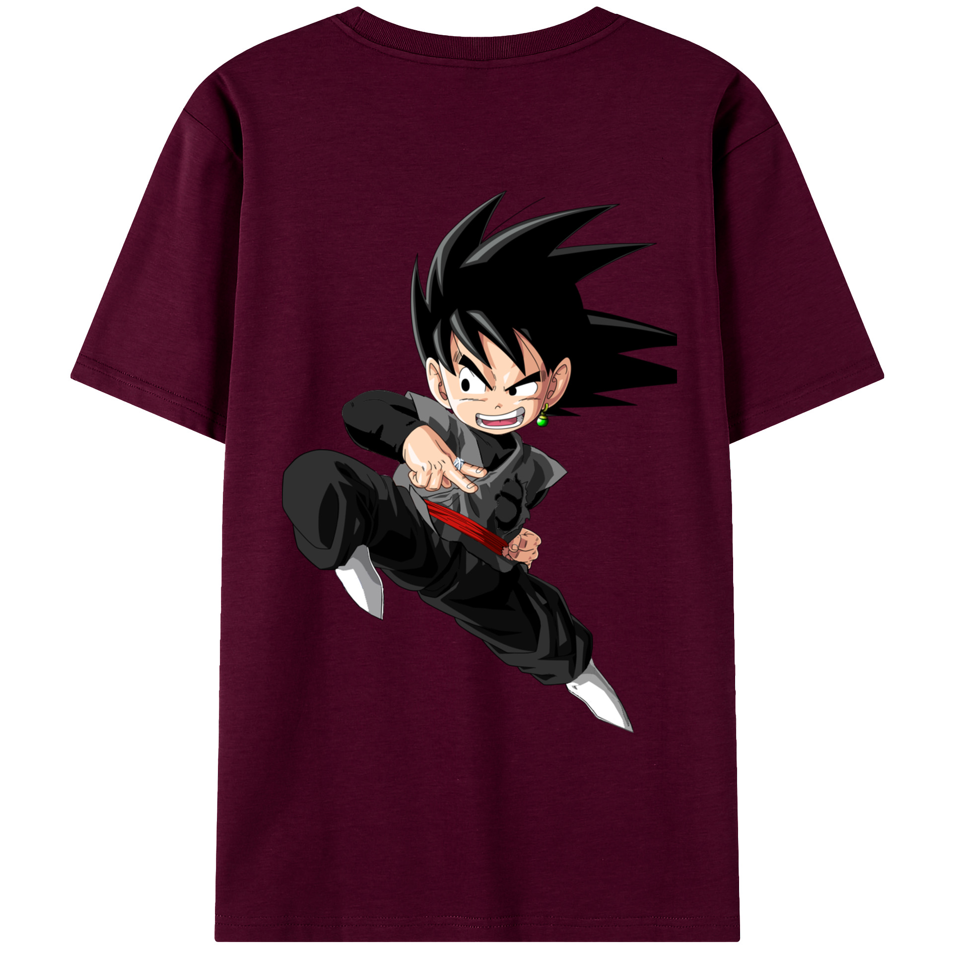 （画像用） ドラゴンボール 孫悟空（そん ごくう）Son Goku カカロット DRAGON BALL Kakarotto レディース半袖Tシャツ(バックプリント)